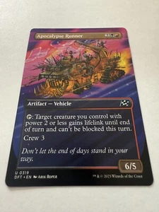 Apocalypse Runner (Borderless / extended art) Aetherdrift Regular - Picture 1 of 3