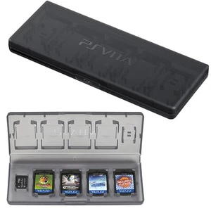 2 X Official Sony PSVita Case Game Card Holder 10 in 1 Memory & Game Card Case  - Picture 1 of 5