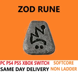 ✅ PC PS4 PS5 XBOX SWITCH ✅ ZOD RUNE DIABLO 2 RESURRECTED D2R ITEMS - Picture 1 of 1