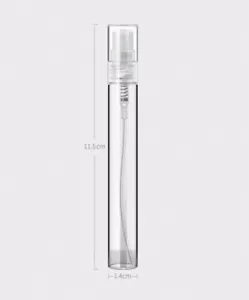 10ml Clear Glass Spray Bottles Perfume Sprayer Atomizer Refillable Bottles - Picture 1 of 5