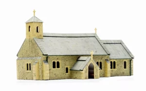 OO Railway -Dapol Village Church 00 Gauge 1:75 Scale Plastic - Picture 1 of 1