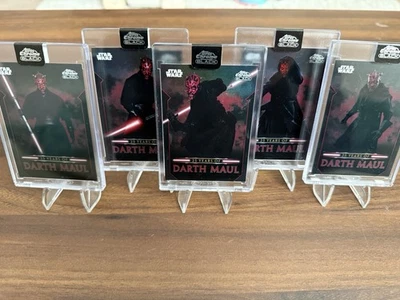 2024 Topps Star Wars Chrome Black 25 Years Of Darth Maul FULL SET (20 Cards) - Image 1 of 4