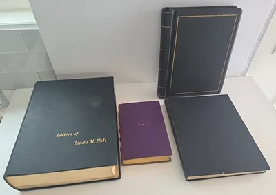 Holt Lowry Family Papers Mairs Family Antique Photos Letters Custom Bound Bible - Image 1 of 4