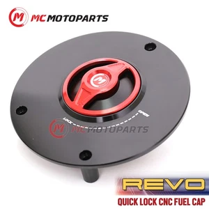 Tapa de combustible de liberación rápida CNC REVO sin llave para Honda CB600F Hornet ST1300A CB1300SF - Imagen 1 de 10