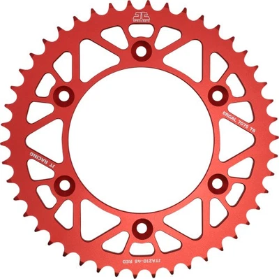 JT Racelite Aluminium Rear Sprocket - 48T Motorcycle ATV/UTV Street JTA210.48RED - Image 1 of 3