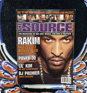 The Source Magazine February 1998 Issue 101 Rakim Lil' Kim DJ Premier Power 30 - Picture 1 of 14