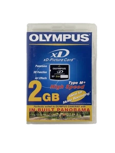 New! Olympus 2GB Type M+ XD High Speed Picture Memory Card. BNIB - Picture 1 of 5