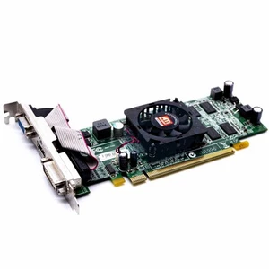 Dell Hd5450 1 Go Gddr3 Carte Graphique Hdmi Vga Dvi Multi Moniteur Remis À Neuf - Photo 1/4