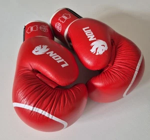 Green Hill Boxhandschuhe Leder 16 Oz Unzen "Lion"  - Bild 1 von 4