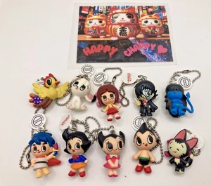 Osamu Tezuka Mini Figure Keychain Set of 10 Coca Cola 2006 Rare Japan - Picture 1 of 12