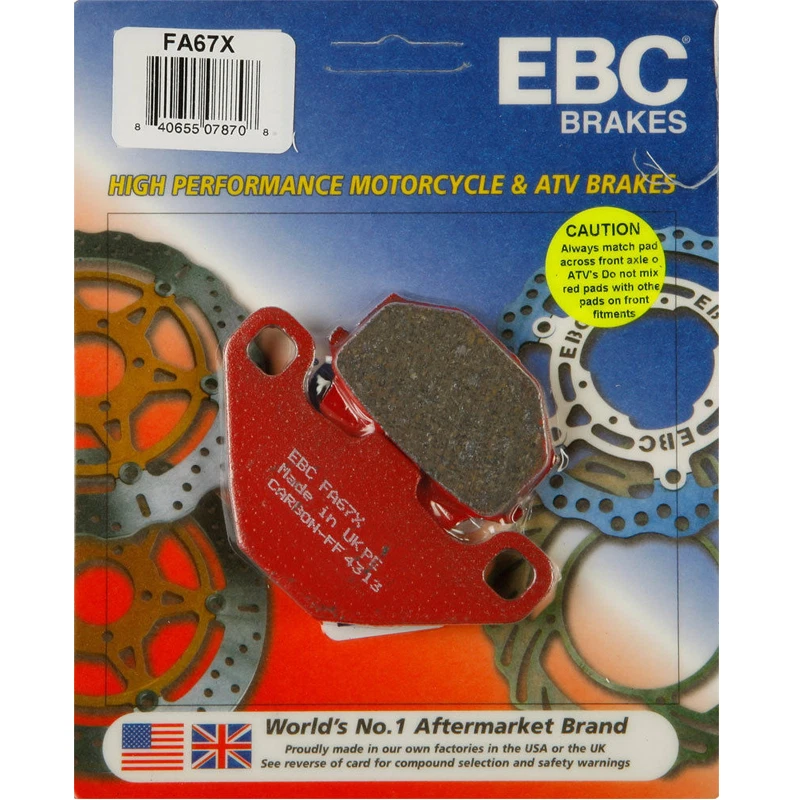 EBC X Series Carbon Brake Pads Husaberg	 350 Kawasaki KLF300B Bayou - Image 1 of 1