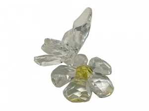 Swarovski Figure 840190 Butterfly On Flower 8.5 Cm. Top Condition - Picture 1 of 3