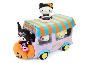HELLO KITTY® AND FRIENDS HALLOWEEN FOOD TRUCK 18 ZOLL PLÜSCH SET LIMITIERTE AUFLAGE - Bild 1 von 6