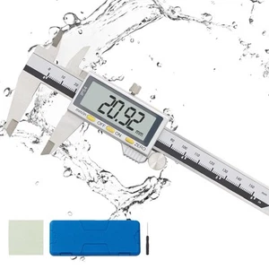 Uimoso 6" 150mm Digital Vernier Caliper Stainless Steel Micrometer LCD Guage - Picture 1 of 9
