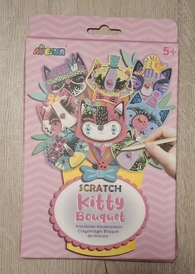 Kratzbilder Katzenstrauss, Avenir, NEU, Originalverpackt  - Bild 1 von 2