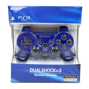 Official Sony PlayStation PS3 DUALSHOCK 3 Controller Blue OEM New & Sealed - Picture 1 of 7