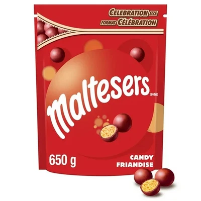 MALTESERS, Milk Chocolate Candy Bites, Sharing Bag, 650g- FREE SHIPPING - Image 1 of 2