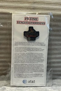 2013 St Louis Cardinals League Champions AT&T Pin - New In Package - SGA - Picture 1 of 5