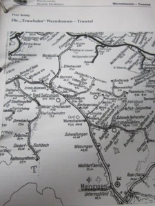 Eisenbahn Strecken Hauptbahnen 12B Wernhausen Trusetal Trusebahn 16S - Bild 1 von 2