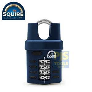 Squire CP40CS close shackle 40mm 4 wheel recodable combination padlock HSQCP40CS - Picture 1 of 2