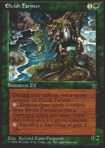 MTG - Elvish Farmer - Fallen Empires - NM, English Magic FLAT RATE SHIP - Image 1 of 1