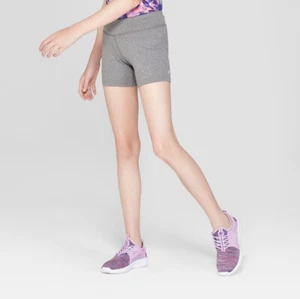 Girls Performance Yoga Shorts - C9 Champion (Gray Heather, XS 4-5) - Picture 1 of 2