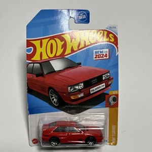 2024 Hot Wheels Audi '87 Sport Quattro (red) #102 w/Real Riders SUPER CUSTOM - Picture 1 of 3