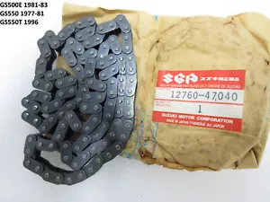 Suzuki GS550 GS500 Camshaft Cam Drive Chain NOS GS550 Cam Chain OEM 12760-47040 - Picture 1 of 4