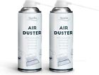 2 x Sterlix Air Duster Can 400ml Compressed Air Spray Can Dust Cleaner PC Keys