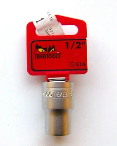 Teng Tools M120716-C E16 1/2" Drive TX-E Socket 112070503 - Imagen 1 de 3