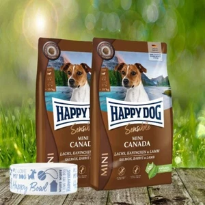 Happy Dog MINI Supreme Canada 2 x 4 kg = 8 kg + Happy Dog Futternapf geschenkt - Bild 1 von 1