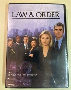 New Old Stock- Law & Order The Twelfth Year Season 12 DVD 2001-2002 24 Episodes - Picture 1 of 5