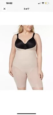 Body adelgazante Miraclesuit Shapewear transparente extra firme tostado desnudo XL Foto 1 de 4
