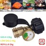 Pdtoweb Brass Propane Tank Adapter Gauge Gas Grill Pressure Indicator Fuel Heater BBQ köp
