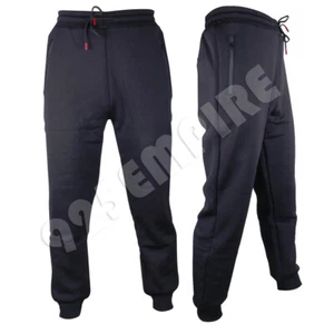 Pantalones para correr informales deportivos lisos forrados de lana pantalones térmicos - Imagen 1 de 9