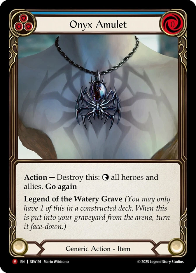 FAB   Onyx Amulet  - High Seas Card # 191 - Image 1 of 1