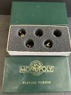 1991 FRANKLIN MINT MONOPOLY GAME PIECES....SET OF TOKENS  (10) (ORIGINAL BOX)