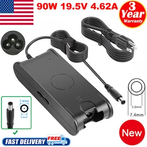 19.5V 4.62A 90W AC Adapter Charger Power Supply Cord for Dell Laptop PA-10 us - Picture 1 of 15