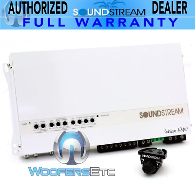 SOUNDSTREAM MR5.2000D 5-CH COMPONENT SPEAKERS SUBWOOFER MARINE BOAT AMPLIFIER - Image 1 of 4