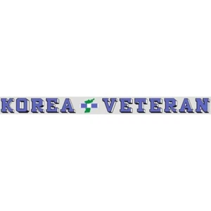 NOS KOREA VETERAN Window Strip Decal Outside 18" D232 - Picture 1 of 3