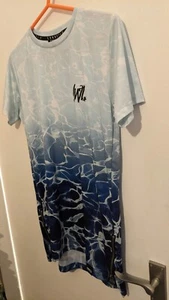 Boys Blue Sonneti T-Shirt With Zips Age 13-15 - Picture 1 of 5