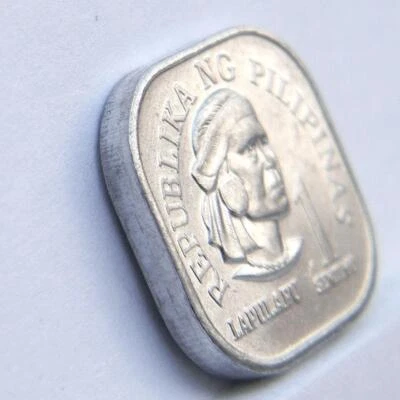 FILIPINAS Republic 1975 aluminio Sentimo raro primer año acabado PL 5875 acuñado; BU Foto 1 de 4