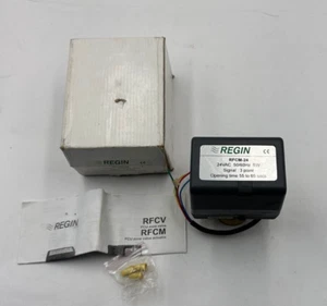 REGIN RFCV VÁLVULA DE ZONA FCU (RFCM-24) ACTUADOR DE VÁLVULA DE ZONA FCU (24VAC 40/60HZ 5W) - Imagen 1 de 15