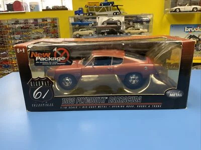 DIE-CAST PROMOTION HIGHWAY 61 COLLECTIBLES 1968 PLYMOUTH BARRACUDA  #50305  NEW - Image 1 of 4