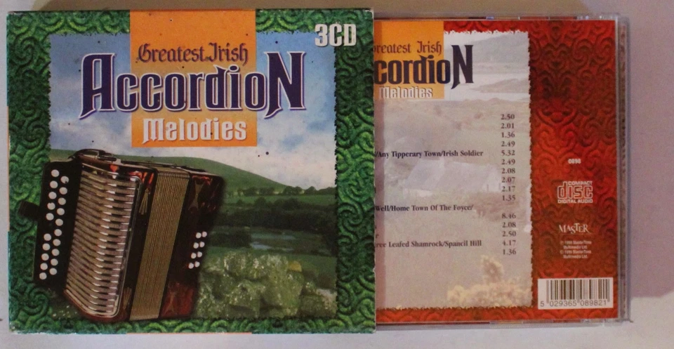 Greatest Irish Accordion Melodies UK 3CD Box 1999 - Image 1 of 1