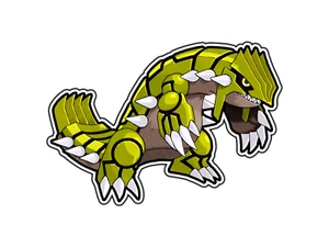 Shiny Groudon Waterproof Vinyl Sticker Decal Die-Cut - Picture 1 of 1