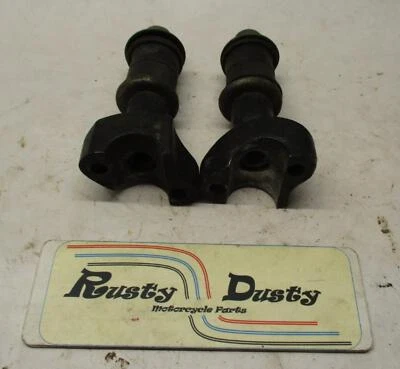 Guidão Harley Davidson 2" polegadas barra risers preto com buchas - Imagem 1 de 4