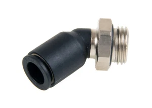 Legris LF3000 Metric Push In Male Stud 45 Degree Elbow BSP Parallel Fitting 3133 - Picture 1 of 4