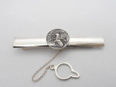 Guardia di Finanza : Fermacravatta in Argento 925 con lo Stemma - GDF - Fregio - Immagine 1 di 4