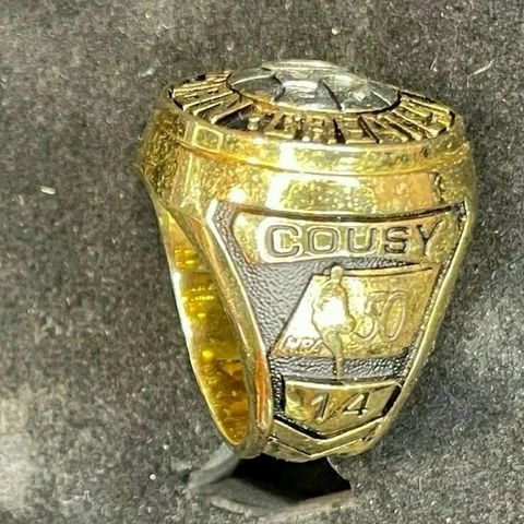 BOB COUSY 50 Greatest NBA SS Ring BOSTON CELTICS  HOF Cover